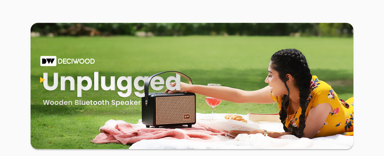 Unplugged Wooden Bluetooth Speaker | DECIWOOD