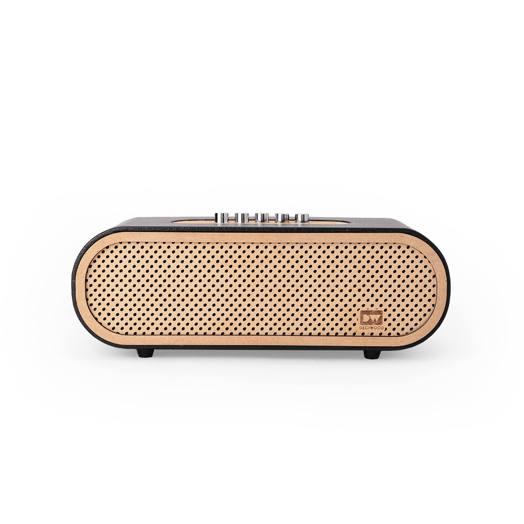 Curved Wooden Bluetooth Speaker